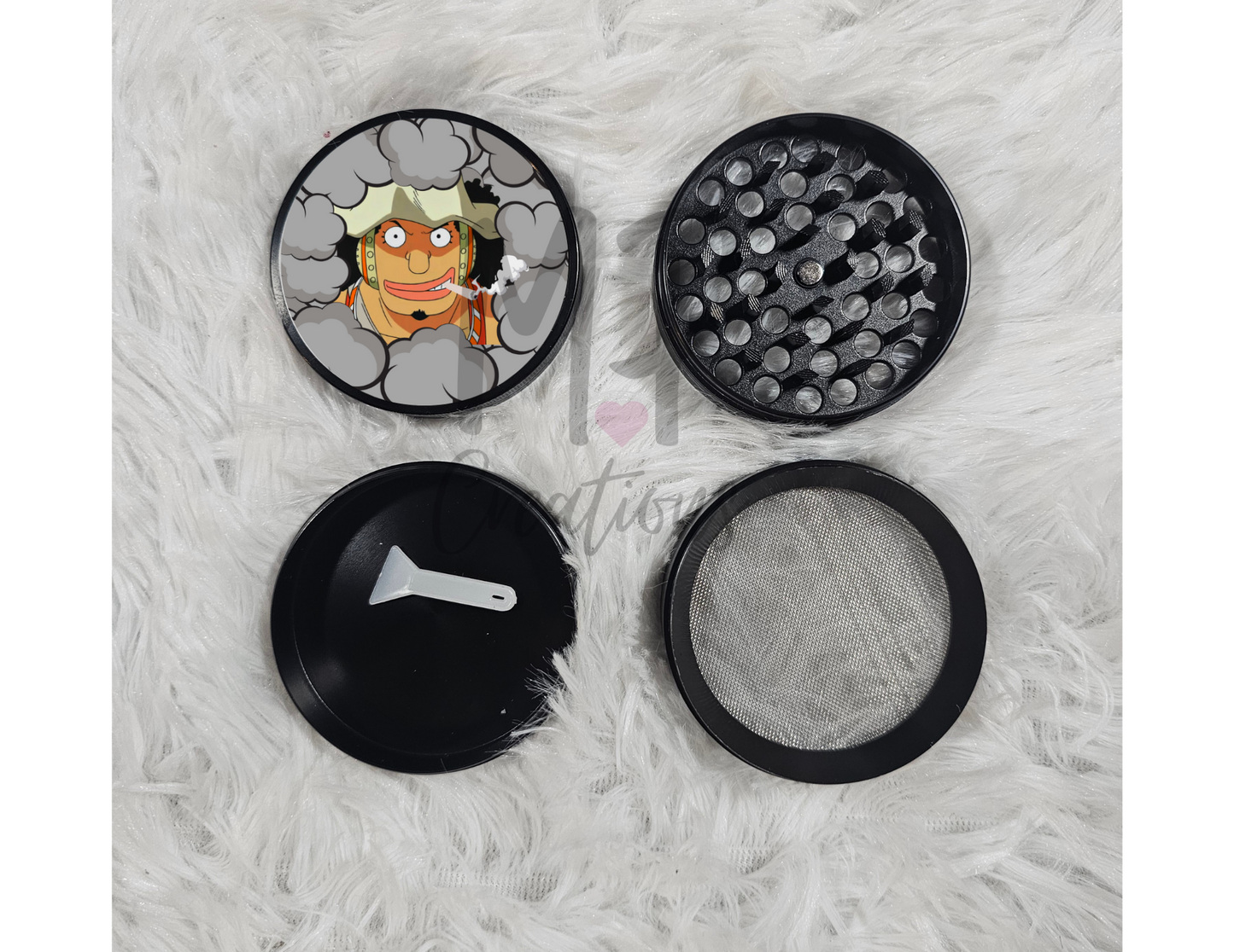 One Piece Anime 5 Piece Herb Grinders