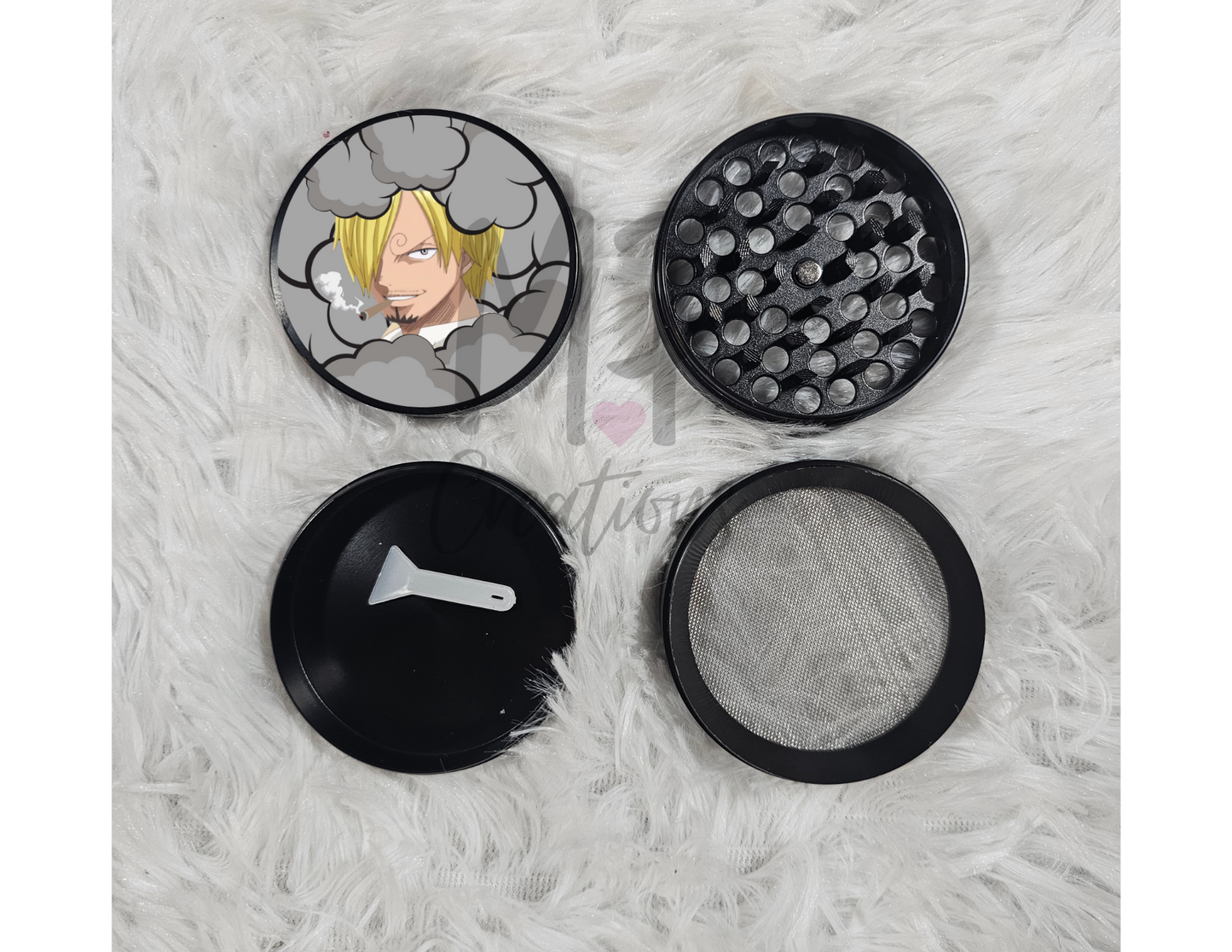One Piece Anime 5 Piece Herb Grinders
